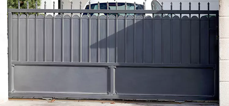 Metal Driveway Gate Installation Layton