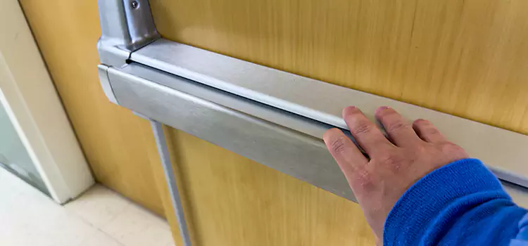 Installing a Push Bar on a Door Layton